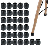 32Pcs Set Furniture Leg Protectors Slip-On Chair Table Caps with Felt Pads Quiet Floor Guards
