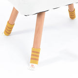 32Pcs Set Cat Paw Style Slip-On Chair Leg Socks Soft Acrylic Furniture Protectors for Hardwood Tile Floors