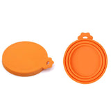 4 Pcs Silicone Can Covers for Pet Food Reusable Stretchable Can Lid for 65mm 75mm 85mm Cans