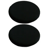 2Pcs Stretch Round Bar Stool Cushion Covers Seat Covers Seat Slipcovers Black