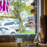 10 Pieces Suncatcher Window Sticker Window Clings Static Rainbow Sun Catcher Window Decal
