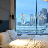 3 Pieces Suncatcher Window Sticker Window Clings Static Rainbow Sun Catcher Window Decal
