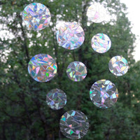10 Pieces Suncatcher Window Sticker Window Clings Static Rainbow Sun Catcher Window Decal
