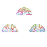 3 Pieces Suncatcher Window Sticker Window Clings Static Rainbow Sun Catcher Window Decal