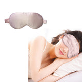 Mulberry Silk Sleeping Eye Mask Soft Breathable Blackout Eyeshade Pink