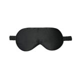 Mulberry Silk Sleeping Eye Mask Soft Breathable Blackout Eyeshade Black
