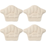 4 Pairs of Anti-Slip Heel Grips Soft Shoe Inserts for High Heels Flats Boots Beige