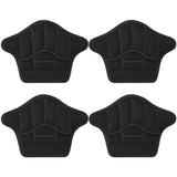 4 Pairs of Anti-Slip Heel Grips Soft Shoe Inserts for High Heels Flats Boots Black