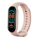 Smart Bracelet Fitness Tracker with Bluetooth Call SMS Notifications Pink