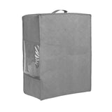 2 Pack Under Bed Storage Bags Foldable Non-Woven Fabric Clothes Organizer with Clear Window for Bedding Blankets Toys Clothing