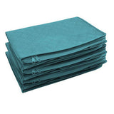 2 Pack Under Bed Storage Bags Foldable Non-Woven Fabric Clothes Organizer with Clear Window for Bedding Blankets Toys Clothing