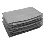 2 Pack Under Bed Storage Bags Foldable Non-Woven Fabric Clothes Organizer with Clear Window for Bedding Blankets Toys Clothing