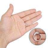 16Pcs Transparent Ring Size Adjusters 8-Size Soft Ring Reducers for Men Women