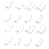 16Pcs Transparent Ring Size Adjusters 8-Size Soft Ring Reducers for Men Women