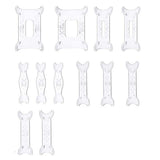 12PCS Invisible Clip On Ring Size Adjuster for Loose Rings Transparent Ring Guards for Women and Men