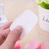 10 Boxes Portable Disposable Thin Soap Sheets Travel Hiking Washing Hand Bath Toiletry Soap Thin Sheets