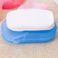 10 Boxes Portable Disposable Thin Soap Sheets Travel Hiking Washing Hand Bath Toiletry Soap Thin Sheets