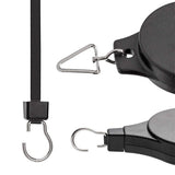 2Pcs Adjustable Plant Pull-Down Hangers Hanging Basket Hook for Indoor Outdoor Use