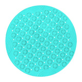 Anti Slip Shower Mat Feet Scrub Mat Exfoliates Feet Scrubber Suction Cups Mat Green