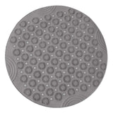 Anti Slip Shower Mat Feet Scrub Mat Exfoliates Feet Scrubber Suction Cups Mat Grey