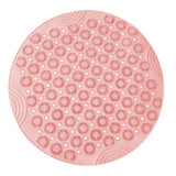 Anti Slip Shower Mat Feet Scrub Mat Exfoliates Feet Scrubber Suction Cups Mat Pink