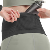 Invisible Running Fanny Pack Running Waist Bag Slim Running Belt Black