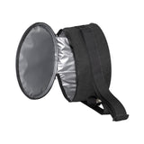 Football Shape Insulated Lunch Bag Portable Picnic Thermal Bag Reusable Camping Cooler Bag Black