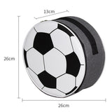 Football Shape Insulated Lunch Bag Portable Picnic Thermal Bag Reusable Camping Cooler Bag Grey