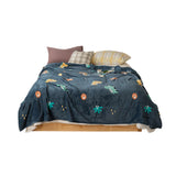 Flannel Throw Blanket All Season Flannel Fleece Blanket for Bed Sofa Style 2