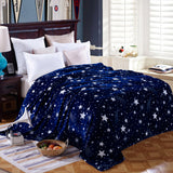 Flannel Throw Blanket All Season Flannel Fleece Blanket for Bed Sofa Style 1