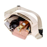 Fanny Pack Belt Bag Women Waist Bag for Outdoors Sports Hiking Running Beige