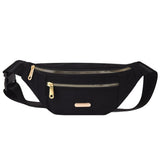 Fanny Pack Belt Bag Women Waist Bag for Outdoors Sports Hiking Running Black