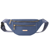 Fanny Pack Belt Bag Women Waist Bag for Outdoors Sports Hiking Running Blue