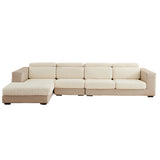 Couch Cushion Covers Stretch Sofa Seat Cover Furniture Protector Replacement Chair Cushion Slipcovers Beige