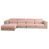 Couch Cushion Covers Stretch Sofa Seat Cover Furniture Protector Replacement Chair Cushion Slipcovers Pink
