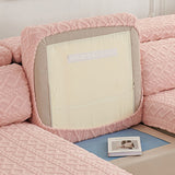 Couch Cushion Covers Stretch Sofa Seat Cover Furniture Protector Replacement Chair Cushion Slipcovers Pink