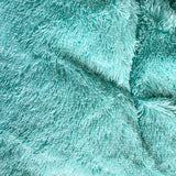 Soft Fluffy Plush Duvet Cover Set Faux Fur Quilt Covers Set Blue