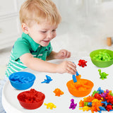 Counting Dinosaur Toys Sorting Toy Matching Game Early Counting Educational Toys