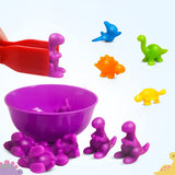Counting Dinosaur Toys Sorting Toy Matching Game Early Counting Educational Toys