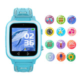 2G Kids Smart Watch with 25 Games HD Camera Smart Watch Children Cell Watch Blue