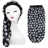 Satin Women's Sleep Hair Hat Care Sleeping Bonnet Night Cap Style 1