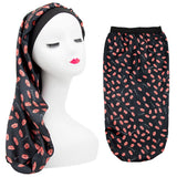 Satin Women's Sleep Hair Hat Care Sleeping Bonnet Night Cap Style 2