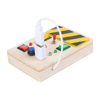 Light Switch Busy Board Toy Sensory Toys for Toddlers Kids Activity Button Toy Educational Gifts