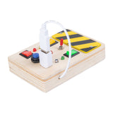 Light Switch Busy Board Toy Sensory Toys for Toddlers Kids Activity Button Toy Educational Gifts