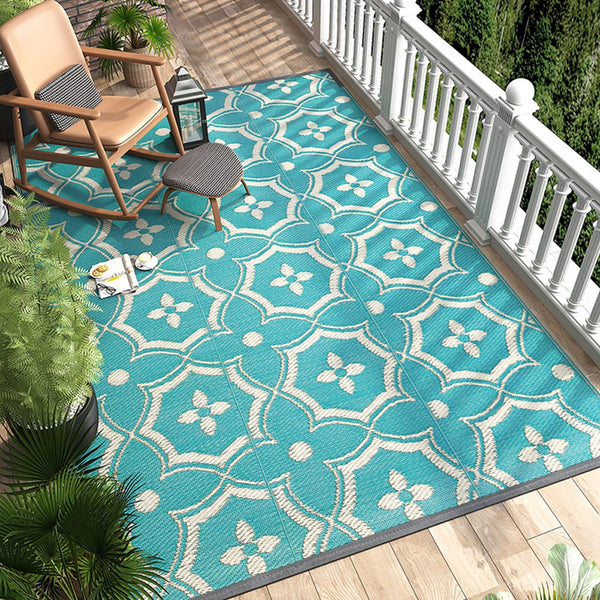 120x180cm Reversible Printed Picnic Mat Plastic Camping Mat Outdoor Patio Floor Mat