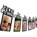 Graduation Photo Banner Kindergarten to 12th Grade Graduation Picture Banners Graduation Party Supplies Black