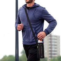 Water Bottle Sleeve Water Bottle Holder Water Bottle Carrier Bottle Bag for Sports Hiking Camping Walking Travel Black