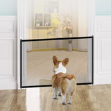 Portable Mesh Gate Pet Gate Security Fence Guard for Stairs Doors Small