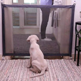 Portable Mesh Gate Pet Gate Security Fence Guard for Stairs Doors Large