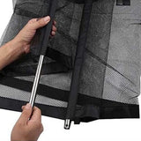 Portable Mesh Gate Pet Gate Security Fence Guard for Stairs Doors Small